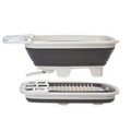 Swivel Spout Collapsible Dish Drainer